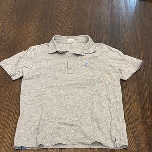 johnnie-O Boy’s Light Gray Polo Shirt Size 12